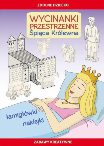 Wycinanki przestrzenne Śpiąca Królewna Beata Guzowska, Michał Matwijow