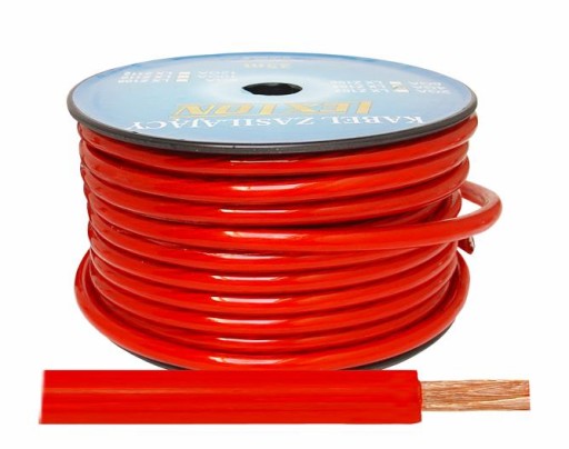 Kabel Przewód Zasilający 25mm2 / 10mm OFC - Szpula