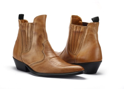 KOWBOJKI model K-607 roz.39-46 NOWY MODEL-skóra