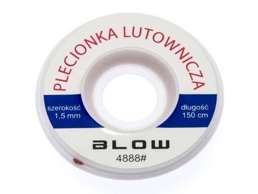 Plecionka taśma roz - lutownicza 1,5mm 1,5m