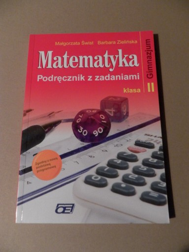 MATEMATYKA 2 Podręcznik Gimnazjum - ŚWIST / Pazdro