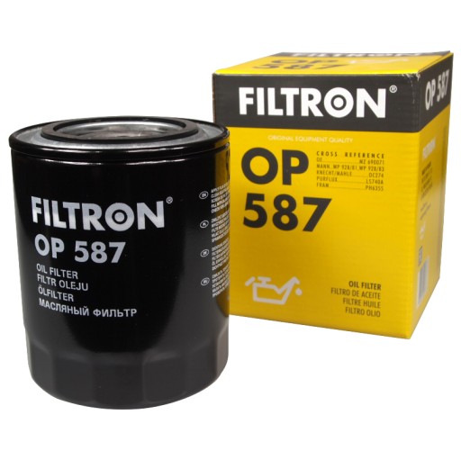 FILTR OLEJU OP587 LANCER PAJERO COLT H100 L 200