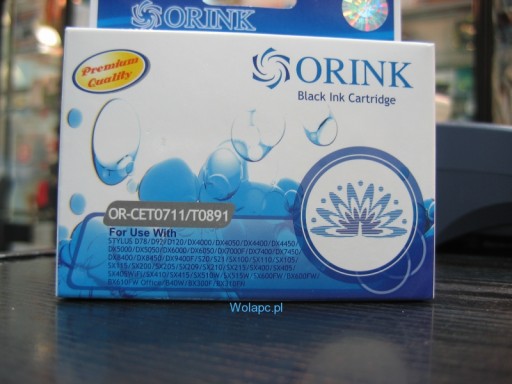 Orink T0711 EPSON SX100 SX210 SX115 SX215 SX205 SX218 DX4050 DX4450 DX5000