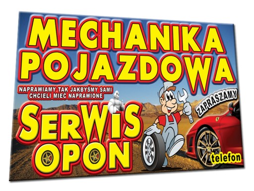 BANER REKLAMOWY PROJEKT GRATIS szyld banery folia