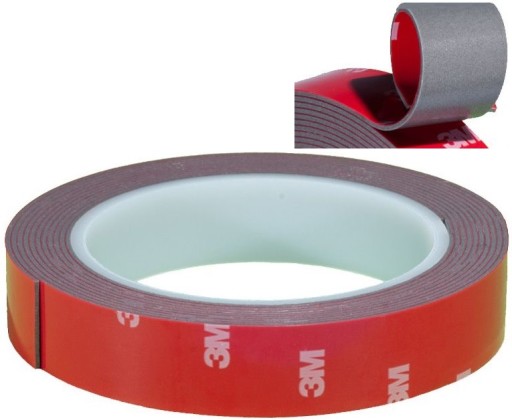 19mm/5m BARDZO MOCNA TAŚMA 3M AKRYLOWA DWUSTRONNA