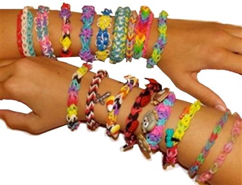 GUMKI do BRANSOLETEK Loom Bands 1278 szt. + ATESTY