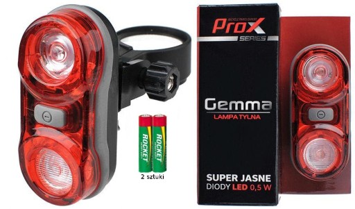 LAMPKA TYŁ PROX 2 LED x 0,5W LAMPA TYLNA BATERIE