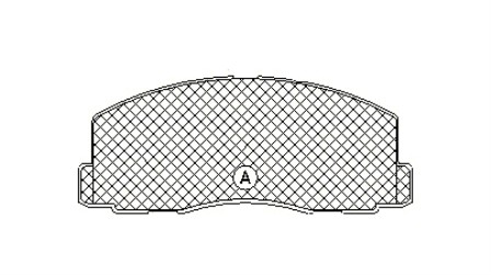 Klocki hamulcowe przód MITSUBISHI MP044.1 GAMA