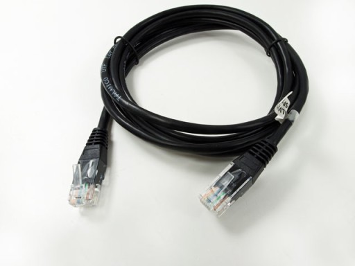 kabel sieciowy patch cord RJ45 UTP 2,0m CZARNY