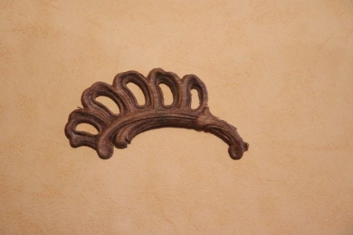 Dekor 10x5cm, ornament, sztukateria- D082a