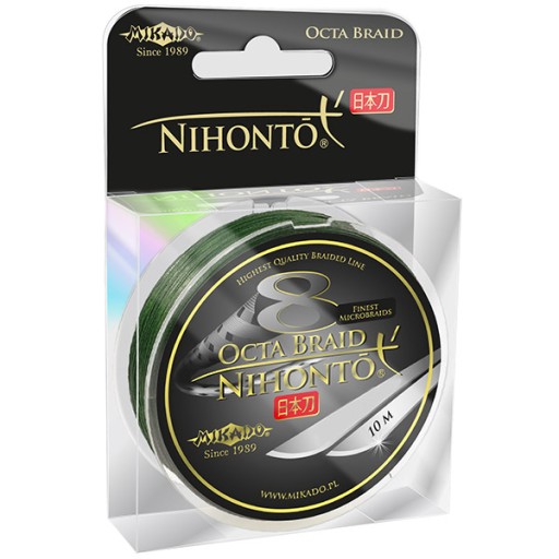 MIKADO NIHONTO OCTA BRAID GREEN - 0.20 MM 10 M