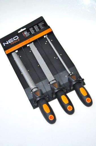 PILNIKI DO METALU ZESTAW 3 SZTUKI NEO TOOLS 37-605