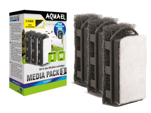 AQUAEL WKŁAD FZN MINI STANDARD - MEDIA PACK 3 SZT