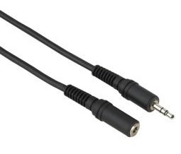 Przedłużacz jack wtyk 2,5 gn 3,5 stereo 5m (2670)