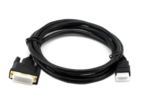 SOLIDNY kabel HDMI DVI wtyk przewód 1,5 m męski