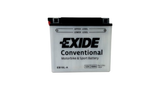 AKUMULATOR MOTOCYKLOWY EXIDE EB18L-A/YB18L-A