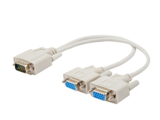 CL-66 KABEL ADAPTER ROZDZIELACZ VGA M - 2x VGA F