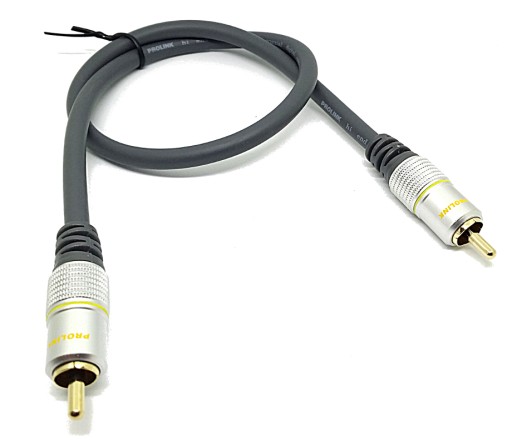 Przyłącze kabel SPDIF 1x RCA 1xRCA PROLINK 5m FV