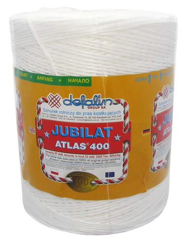 SZNUREK ROLNICZY 400 ATLAS JUBILAT 2500 TEX 1600m