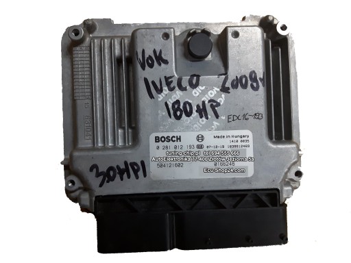 ECU IVECO DAILY 3,0 0281012193 504121602 DOPISZĘ