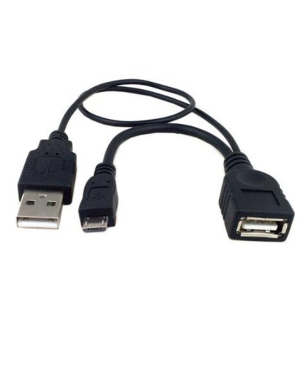 KABEL Y ADAPTER OTG HOST MicroUSB USB zasilanie