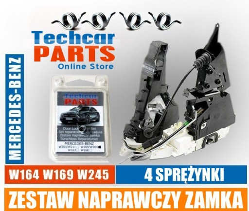 4 sprężynki rygla zamków Mercedes W169 W164 W245