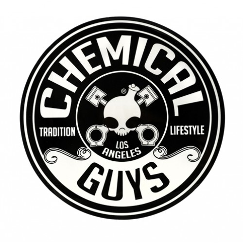 Chemical Guys Logo Sticker 125mm NAKLEJKA NA WIADR