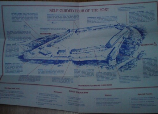 USA MINESSOTA FORT SNELLING plan mapa folder 1995