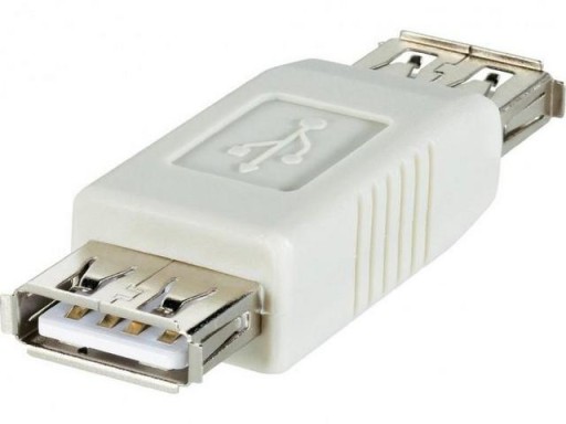 ADAPTER Do laczenia kabli USB 2.0 żeński żeński