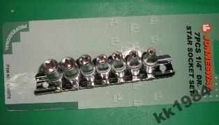 JONNESWAY KPL. KLUCZY NASADOWYCH TORX-E 1/4