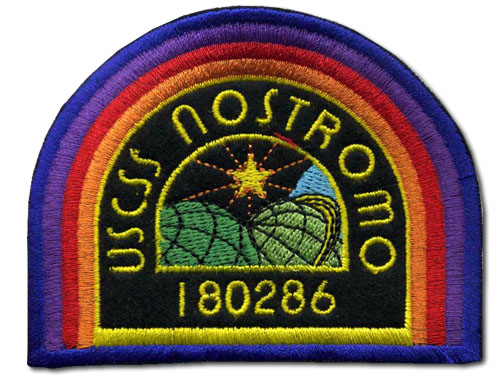 Obcy, Alien - Naszywka USCSS Nostromo - kolor HAFT