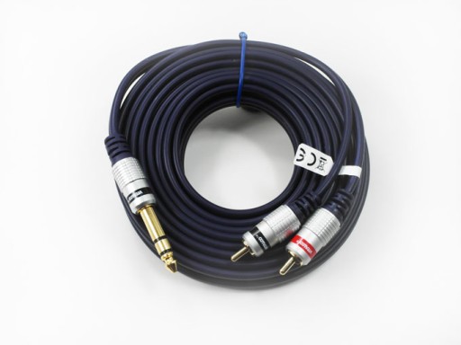kabel przewód jack 6,3/ 2 rca chinch 1,5m VITALCO