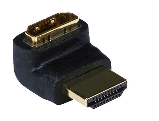 Adapter Przejściówka Łącznik Kątowy 90 HDMI Górny