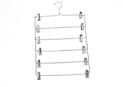 WIESZAK SPÓDNICE SPODNIE METALOWY ORGANIZER 6 W 1