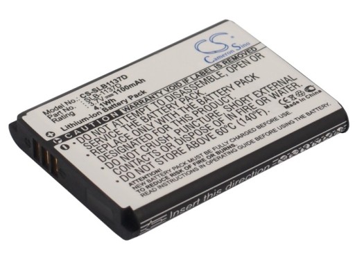 AKUMULATOR Bateria DO SAMSUNG SLB-1137D SLB1137D