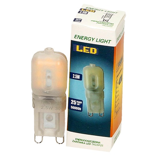 Żarówka LED G9 2,5W 20W wałek corn g 9 ledowa