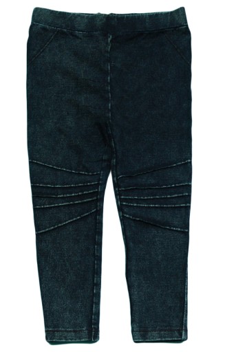 next JEGGINSY grubsze LEGGINSY BIKER indygo 140cm