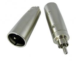 adapter wtyk RCA chinch / wtyk 3 pin XLR