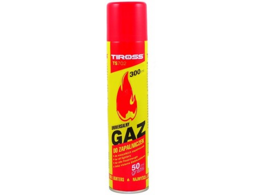 GAZ DO ZAPALNICZEK PŁYNNY 5 KOŃCÓWEK 300ML