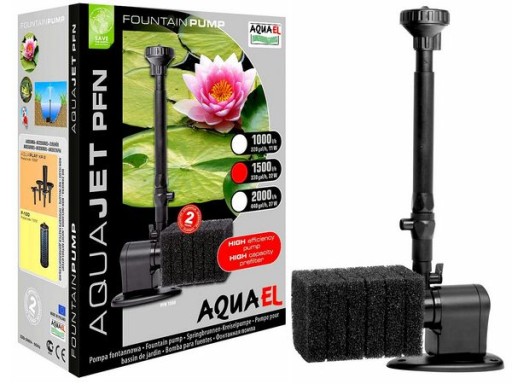 POMPA FONTANNOWA DO OCZEK AQUAEL PFN 1500l/h - 22W