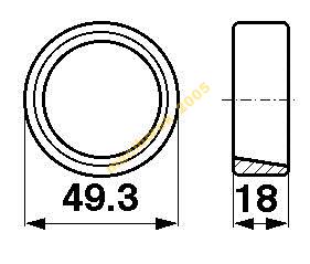 Łożysko stożkowe targańca kosy John Deere JD7257