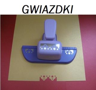 DZIURKACZ BRZEGOWY 4,5CM GWIAZDKI GWIAZDY