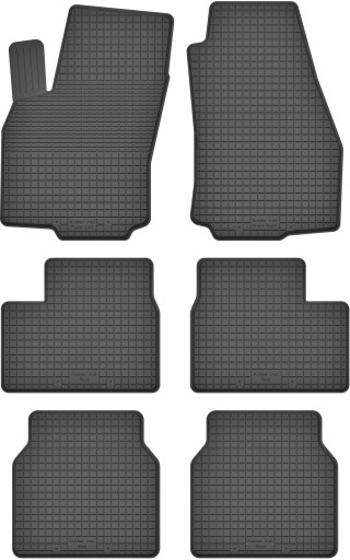 Opel Zafira A (99-05) DYWANIKI SAMOCHODOWE GUMOWE CZARNE DYWANIKI KORYTKOWE