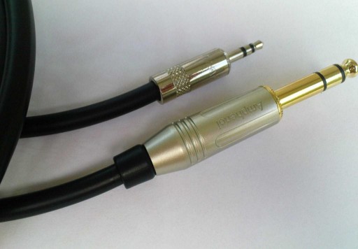 PROCAB duży stereo JACK 6.3 S/mały JACK 3.5S 7m