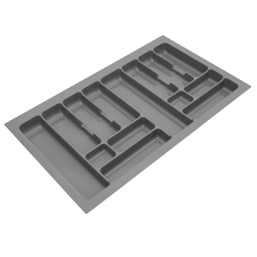 WKŁAD NA SZTUĆCE DO SZUFLADY 90 CM SREBRNY L-500