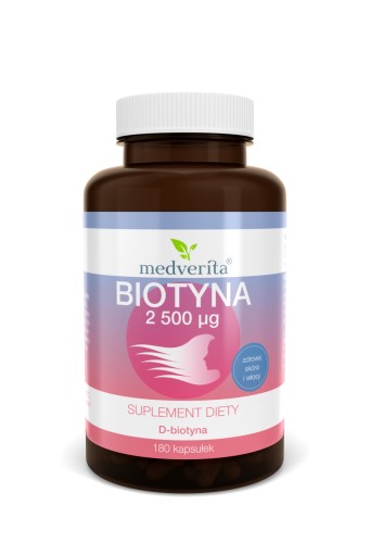 BIOTYNA 2500 ug Witamina B7 / H - 180 kapsułek