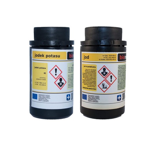 Jodek Potasu 50g + Jod Krystaliczny 50g