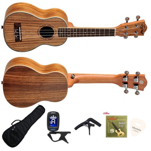 Ukulele Sopranowe Ever Play UK21-65 Pakiet XL