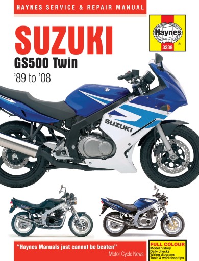 SUZUKI GS500 K2 (01-08) OPIS NAPRAW I BUDOWY