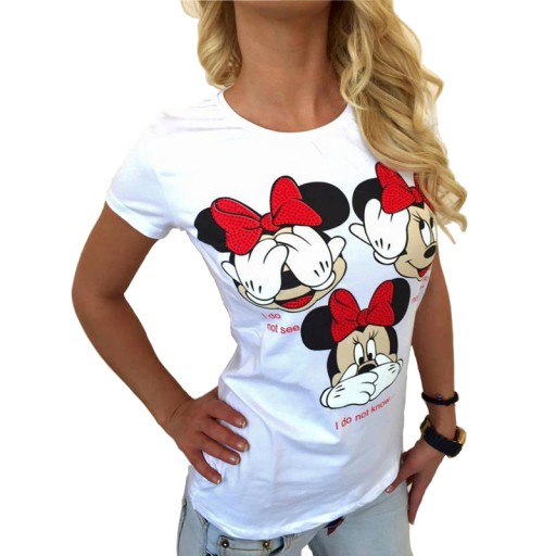 Koszulka Myszka Miki Mickey Mouse 1 biała XL